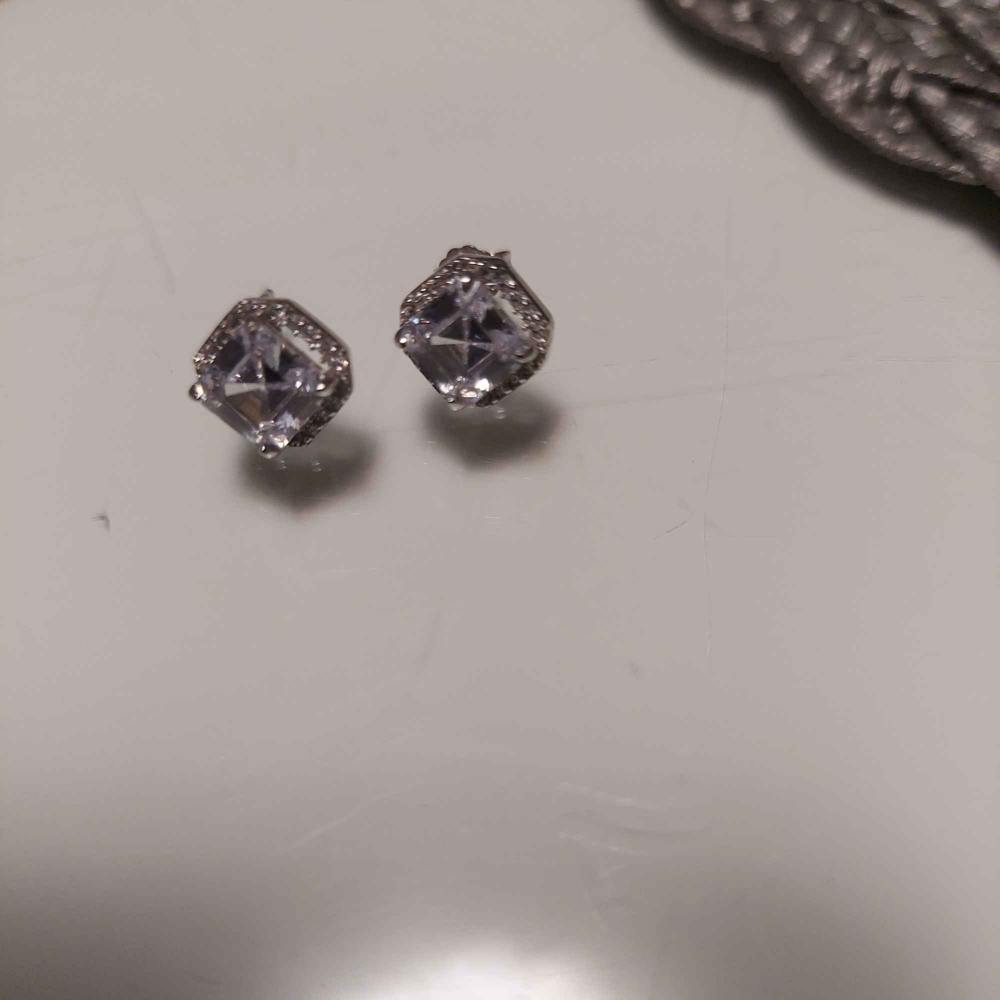 Kolczyki srebrne z cyrkonią Stare Miasto - zdjęcie 2