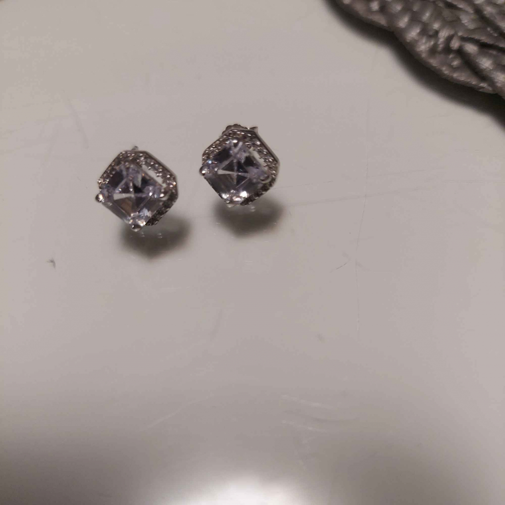 Kolczyki srebrne z cyrkonią Stare Miasto - zdjęcie 2