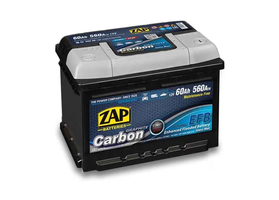 Akumulator 60Ah 560A ZAP carbon efb start stop darmowy dowóz Radom - zdjęcie 1