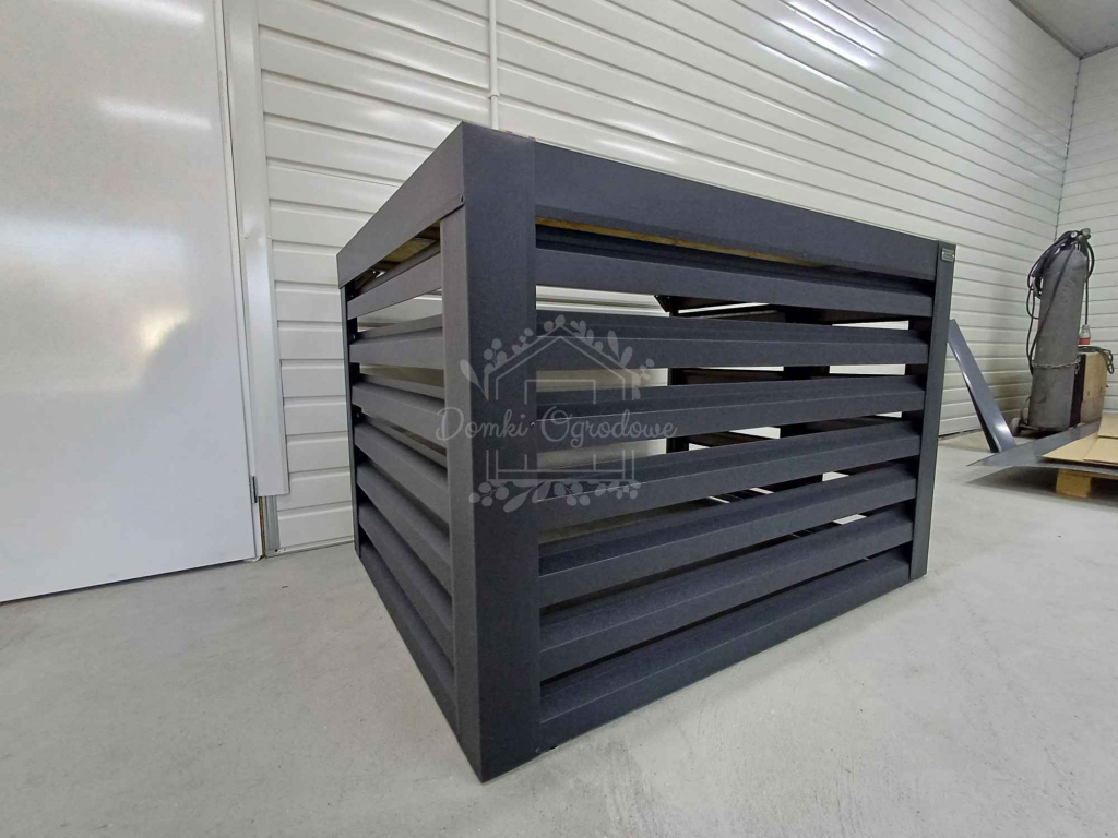 Osłona pompy ciepła 100x60x70 cm antracyt Zabudowa ID861 Malbork - zdjęcie 3