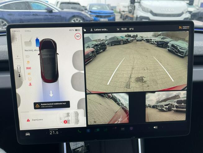 Tesla Model 3 AWD Long range Dual motor Panorama Radar 360 Gliwice - zdjęcie 11