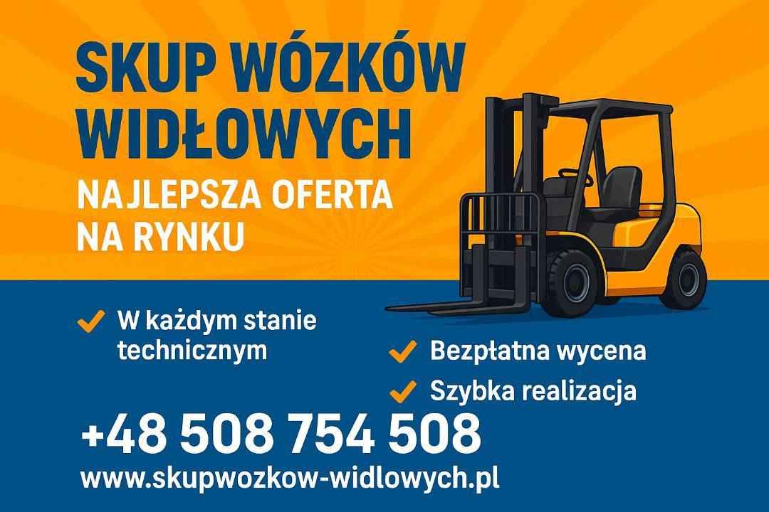 Skup wózków widłowych | Kupię wózek widłowy Katowice - zdjęcie 1