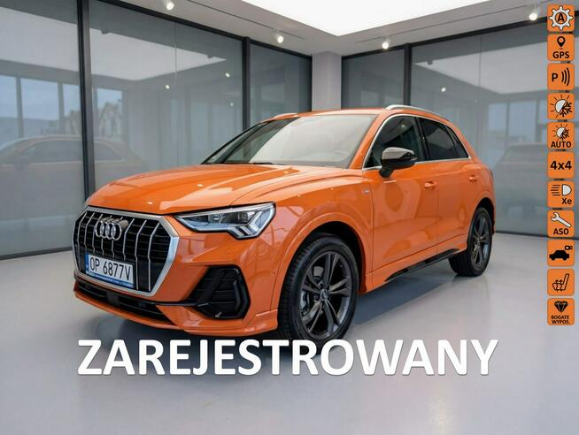 Audi Q3 2.0 TFSI 231 KM/serwisowany/82000 km/zarejestrowany Biała - zdjęcie 1