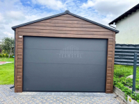 Garaż blaszany 3,7x6 brama drzwi okno rynna dach blachodachówka TS1176 Świnoujście - zdjęcie 5