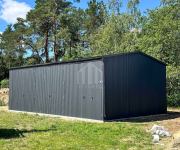 Hala Garaż blaszany hala - 9x6 - 3x brama dwuskrzydłowa - rynna SO147 Bałuty - zdjęcie 3