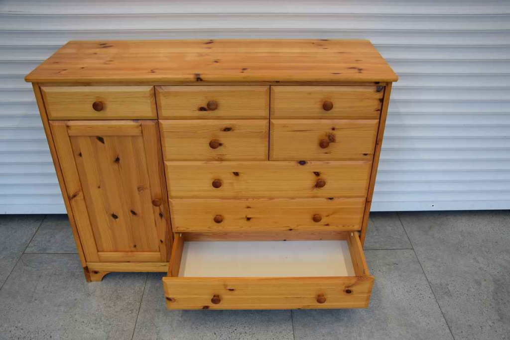 komoda z drewna sosnowego - super stan Olsztyn - zdjęcie 5