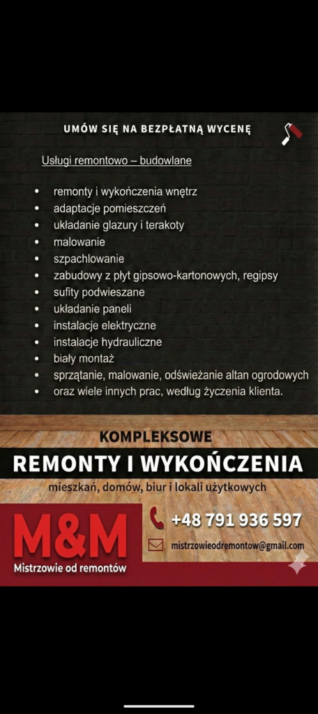 Usługi remontowo-budowlane Lubin - zdjęcie 1