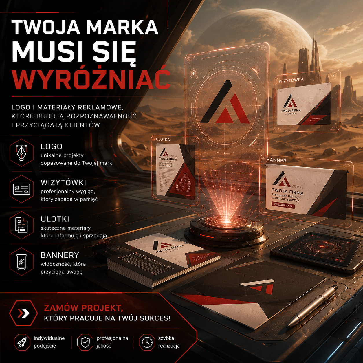 Logo i materiały reklamowe dla Twojej firmy Chojnice - zdjęcie 1