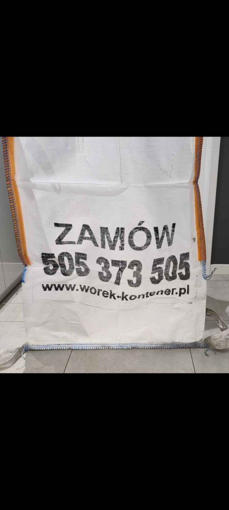 Wywóz gruzu Worek na gruz Śląskie 1m3 Big bag Bytom - zdjęcie 1