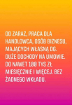 Dla przedstawicieli, osób biznesu, duże dochody.