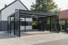 CarPort PREMIUM - wiata samochodowa 6x5,5 dodatkowa zabudowa CP173 Kościerzyna - zdjęcie 2