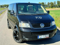 Volkswagen Multivan Czarny Rozsuwane Drzwi skóra beżowa 2,5 TDI Sulechów - zdjęcie 4