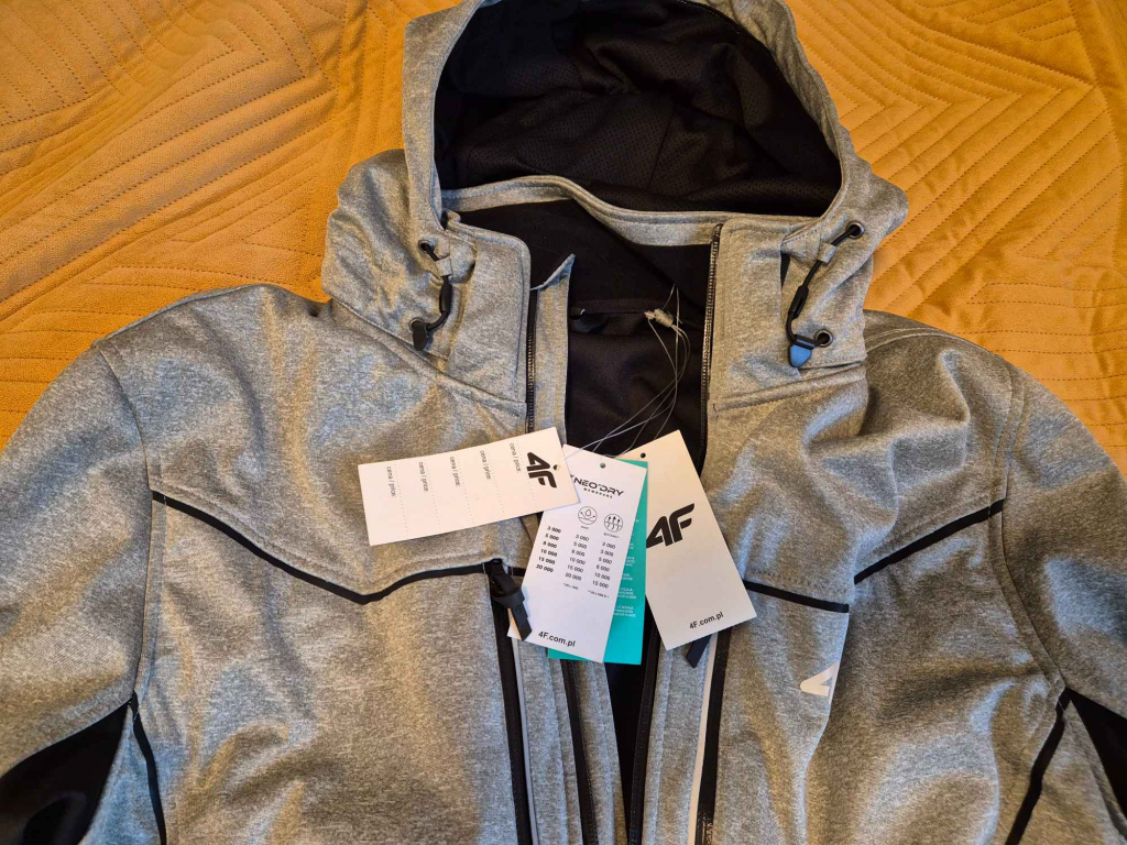Męska kurtka softshell 4F H4L18-SFM005 Szara XL - Nowa! Bemowo - zdjęcie 4