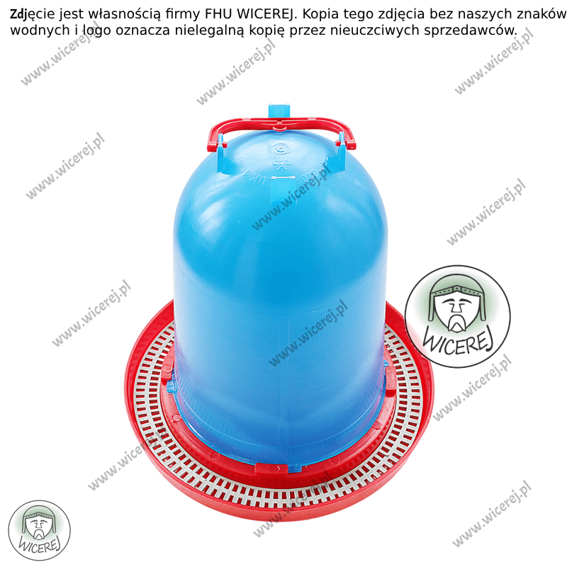 Duże Poidło 10L z zabezpieczającym mostkiem Poidełko Podkarmiaczka Jaśliska - zdjęcie 2