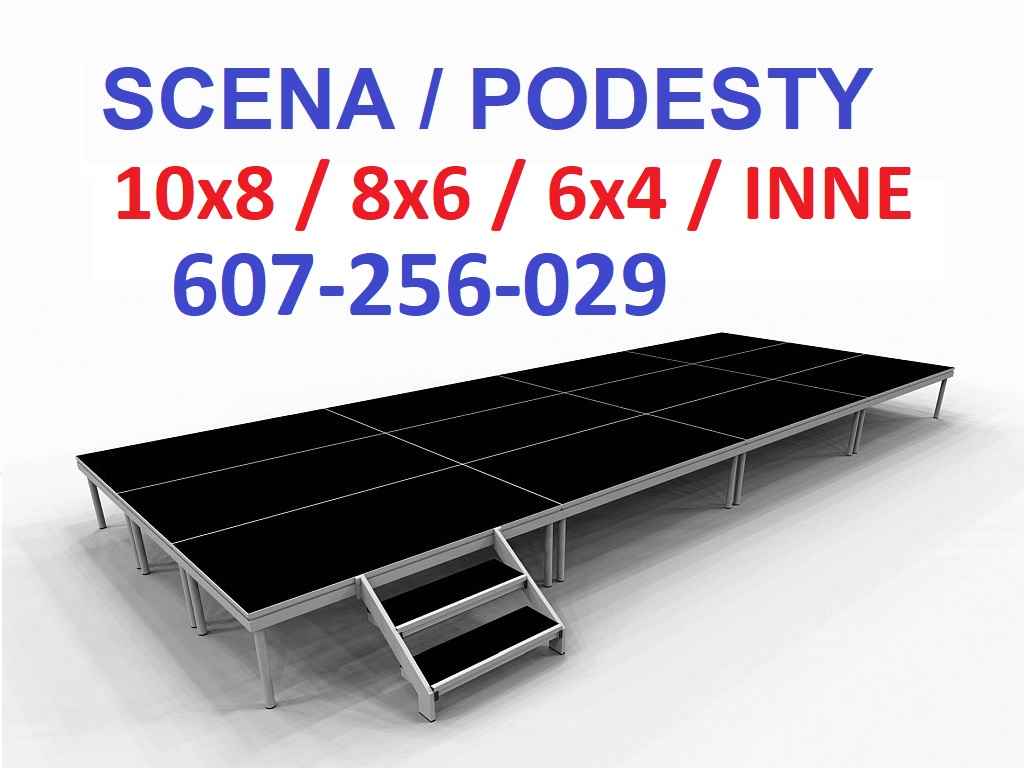 SCENA na imprezy WYNAJEM podesty sceniczne Estrada Blaty Podium Ambona Nowy Sącz - zdjęcie 1