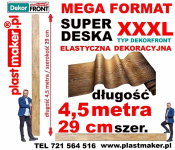 NOWOŚĆ! Elastyczna deska dekoracyjna NEGA FORMAT XXXL DekorFront Bemowo - zdjęcie 2