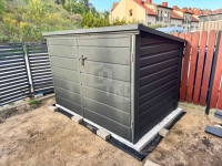 Box rowerowy – schowek Moto-Box 2×1,3m – antracyt TKD451 Zamość - zdjęcie 3