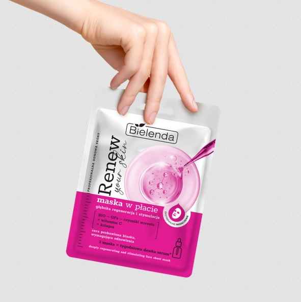 Maska w płacie z witaminą C Grunwald - zdjęcie 1