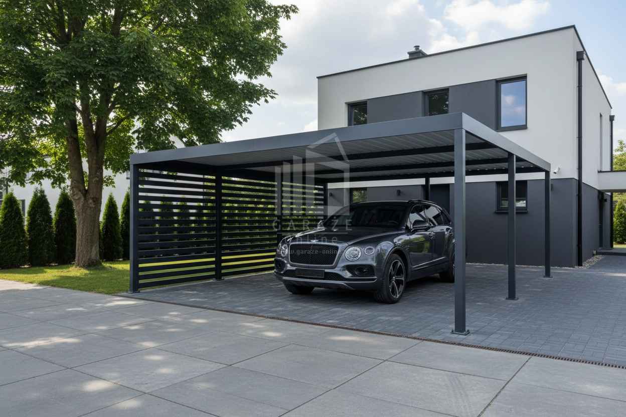 CarPort PREMIUM - wiata samochodowa 6x5  dodatkowa zabudowa ID1178 Sieradz - zdjęcie 2