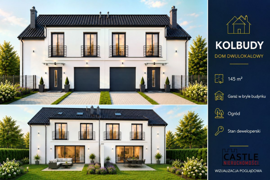 DOM 145 m² Z GARAŻEM I OGRODEM 700 m² | KOLBUDY | Kolbudy - zdjęcie 1