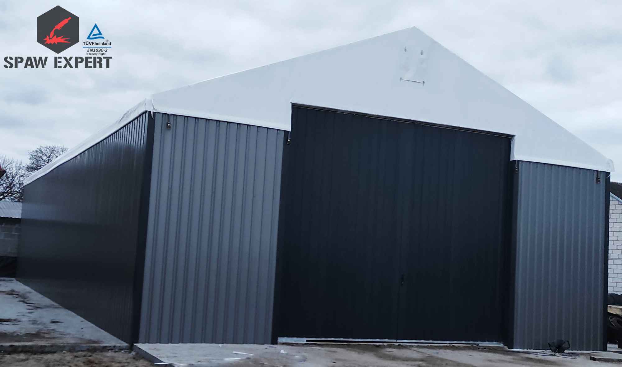 Hale namiotowe - całoroczne solidne konstrukcje stalowe Łódź - zdjęcie 4