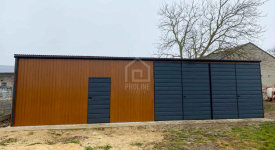 Hala Garaż blaszany 13x4 2x Brama +drzwi Dach spad w przód  PLG170 Bełchatów - zdjęcie 2