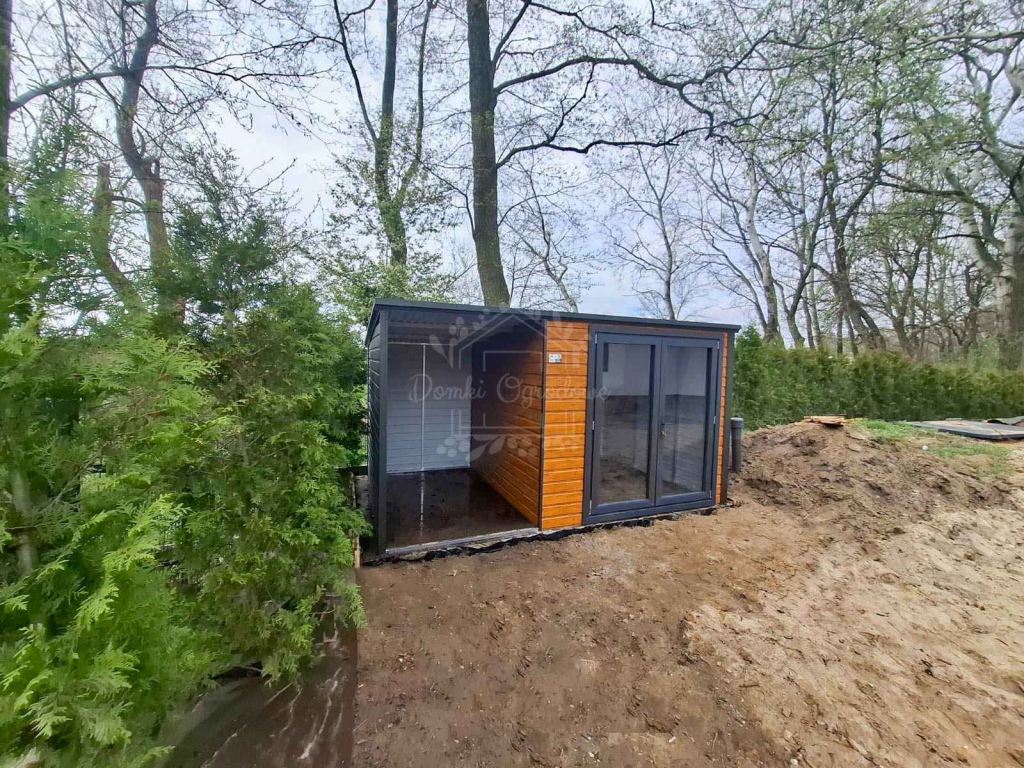 Schowek Domek Ogrodowy 2,5x2,5m wiata drzwi PCV  Drewnopodobny ID1017 Iława - zdjęcie 8