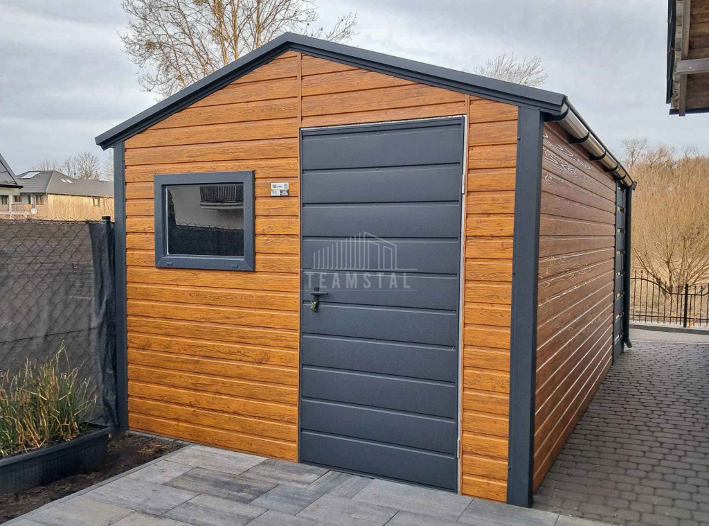 Schowek domek ogrodowy 3x4m wiata  Drzwi okno rynny dach TS1057 Szczecinek - zdjęcie 2