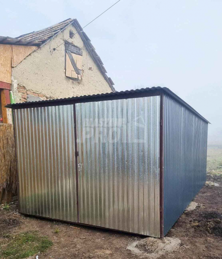 Garaż blaszany 3x5 Brama ocynk - spad w tył GP185 Zamość - zdjęcie 6