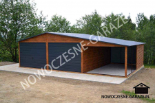 Garaż blaszany 6x5 konstrukcja profil ocynk