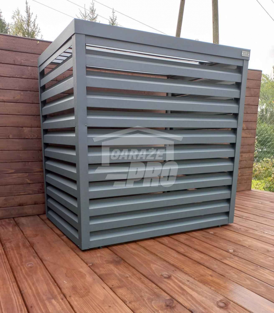 Osłona klimatyzatora - pompy ciepła 90x50x130 cm antracyt GP303 Gdynia - zdjęcie 4