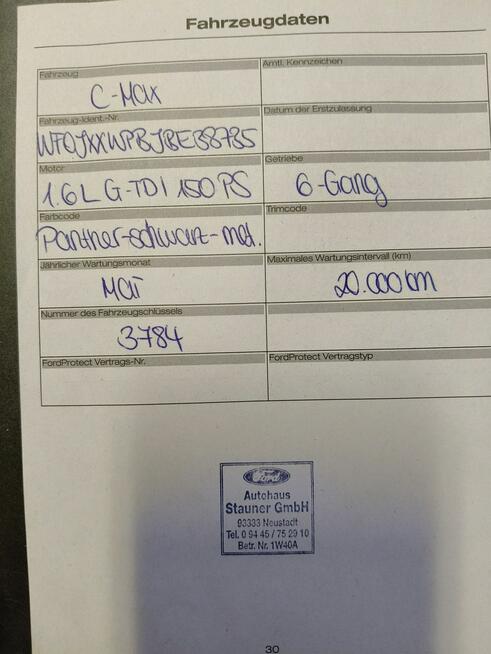 Ford C-Max 1.6 16vBenzyna*150km* Bibice - zdjęcie 9