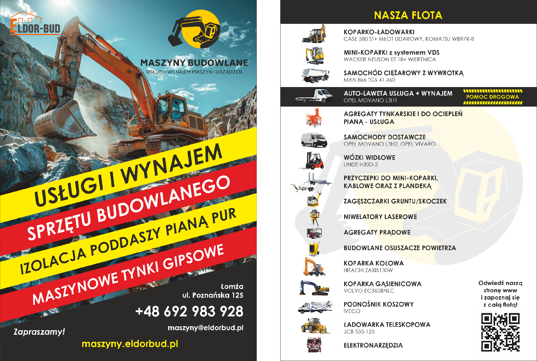 USŁUGI I WYNAJEM SPRZĘTU BUDOWLANEGO, ELDOR-BUD Sp. z o.o. Łomża Łomża - zdjęcie 1