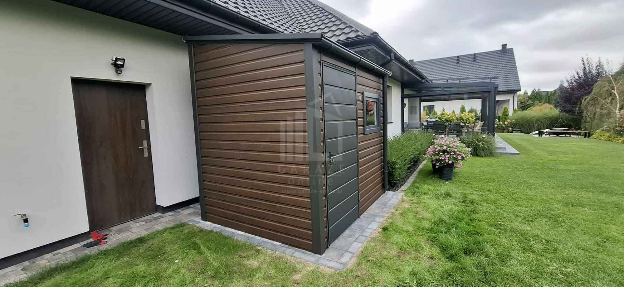 Schowek domek ogrodowy 2,5x2,5m drzwi okno dach rynny ID1128 Tczew - zdjęcie 2