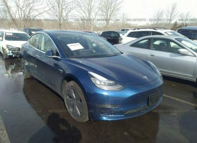 Tesla Model 3 2020, Standard Range, RWD, uszkodzony bok Słubice - zdjęcie 2