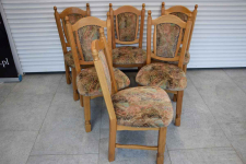 krzesła dębowe 6 szt - super stan Olsztyn - zdjęcie 3