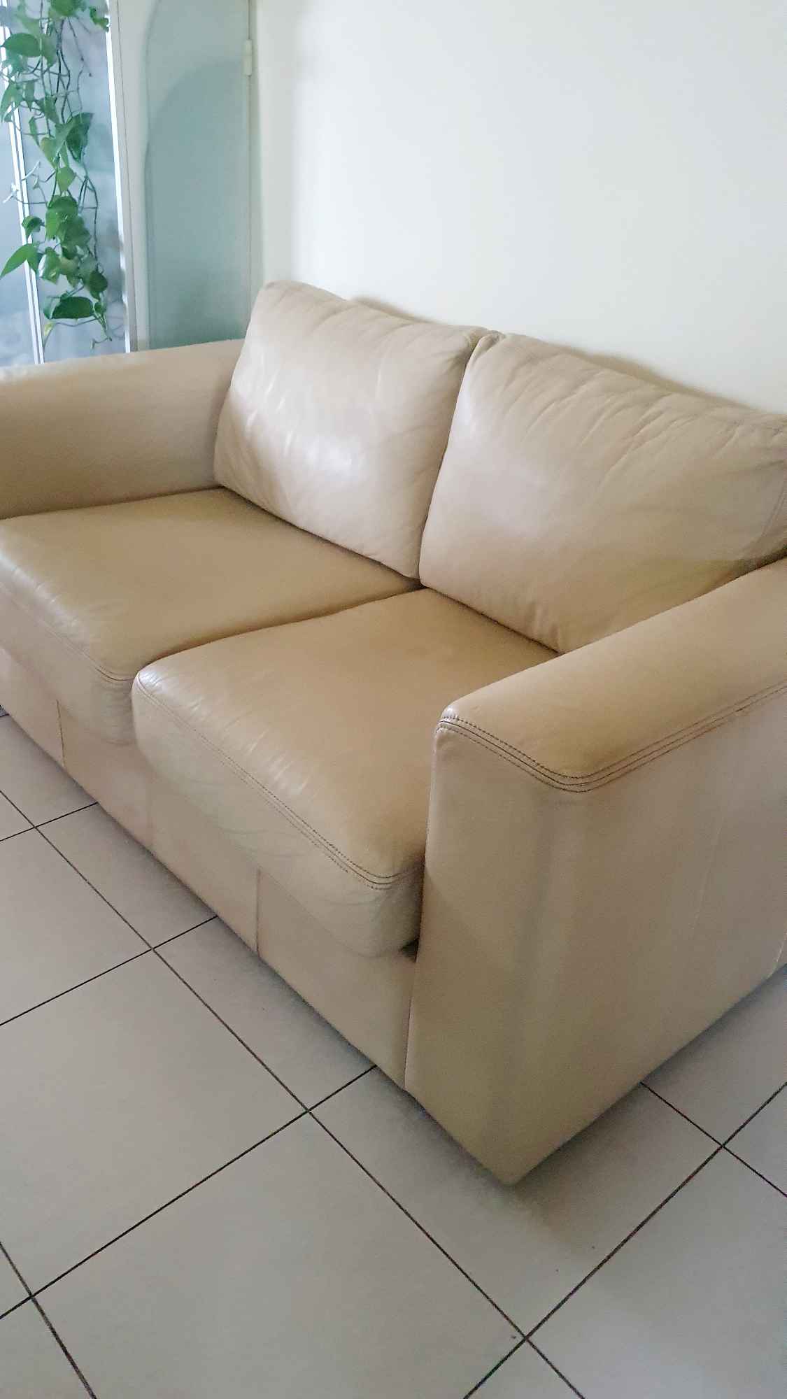 Kanapa (sofa) skórzana 167 cm b. wygodna teraz 350 zł Bemowo - zdjęcie 11