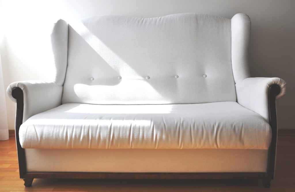 Sofa 2 os. z funkcją rozkładania i puf RADPOL Płock - zdjęcie 5