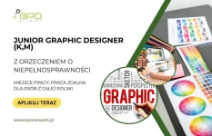 Junior Graphic Designer (K, M) z orzeczeniem zdalnie cała Polska