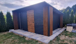 Schowek - domek ogrodowy 4x4 - drzwi - okno dekor z lameli dach TS1185 Międzyrzecz - zdjęcie 6