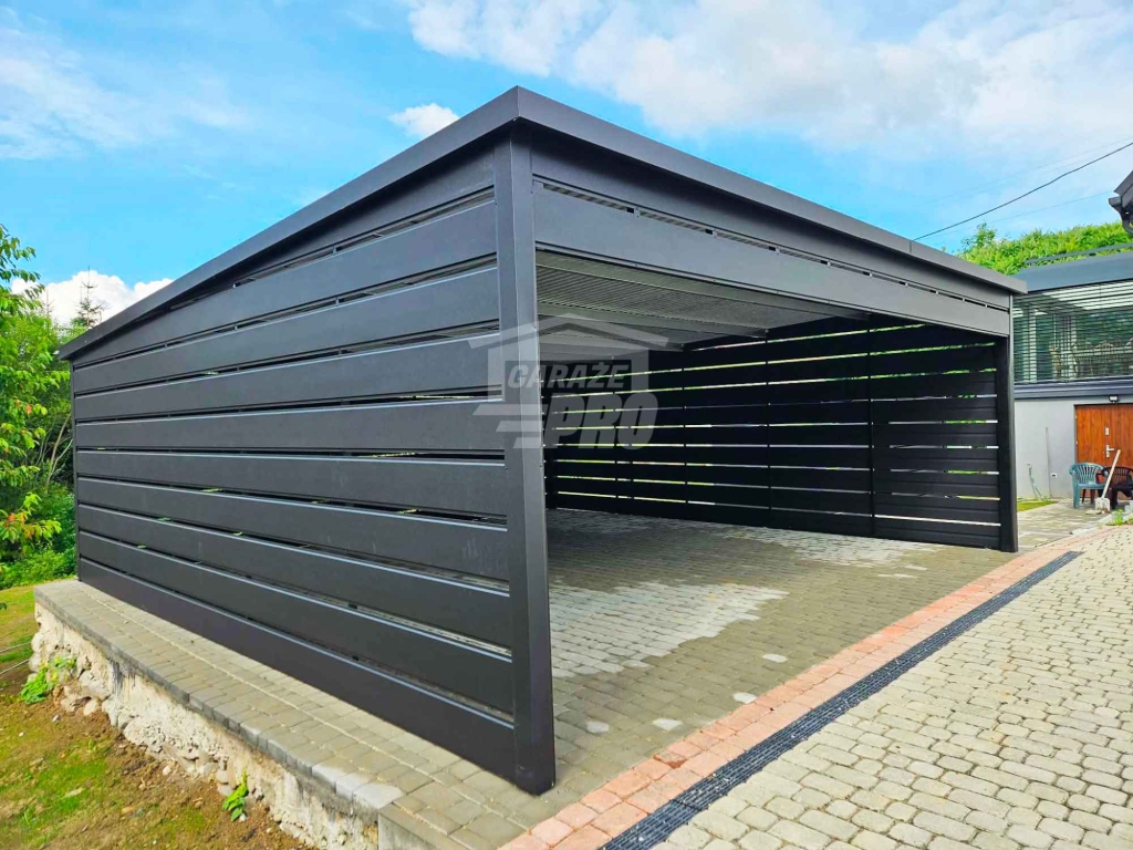Carport - wiata samochodowa 5x6 m dodatkowa zabudowa dach rynna GP759 Opole - zdjęcie 4