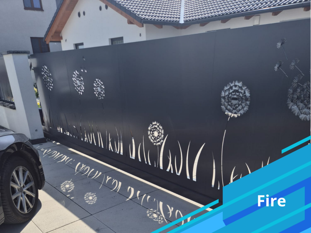 Ogrodzenie aluminiowe, Brama przesuwna / dwuskrzydłowa, Euro Fences Gorlice - zdjęcie 9