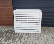 Osłona klimatyzatora - pompy ciepła 120x60x130 cm biały GP311 Fabryczna - zdjęcie 5