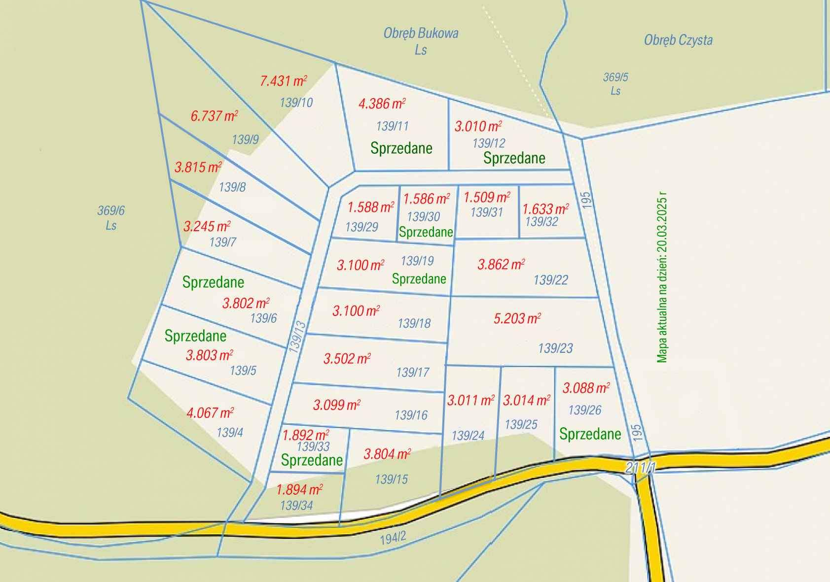 Sprzedam działki budowlane nad morzem w m. Bukowa pow. Smołdzino Bukowa - zdjęcie 1