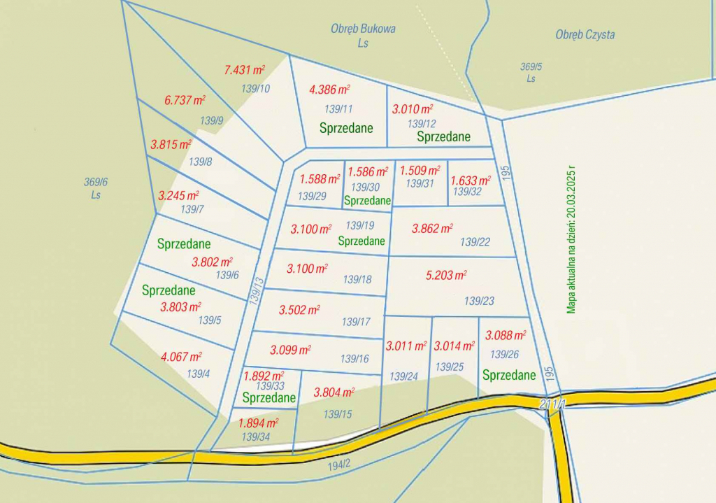 Sprzedam działki budowlane nad morzem w m. Bukowa pow. Smołdzino Bukowa - zdjęcie 1
