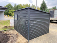 Schowek – domek ogrodowy 2,8×2 – drzwi – okno - antracyt – dach  ST237 Słupsk - zdjęcie 2