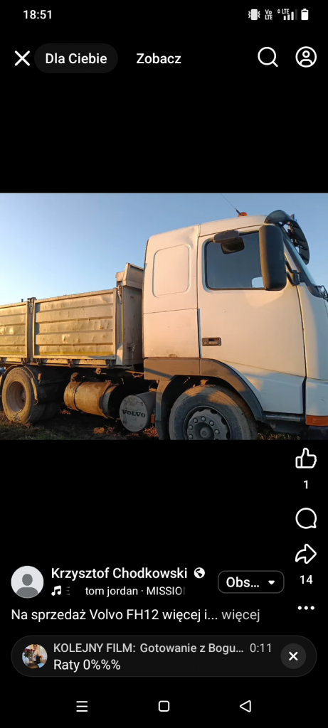 Sprzedam samochód volvo ciężarowy Ciechanów - zdjęcie 1