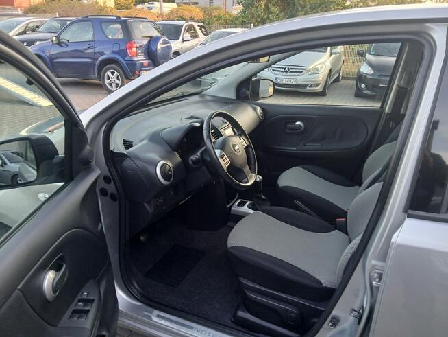Nissan Note 1.6i klima navi alufelgi czujniki stan BDB niski przebieg Gryfino - zdjęcie 9