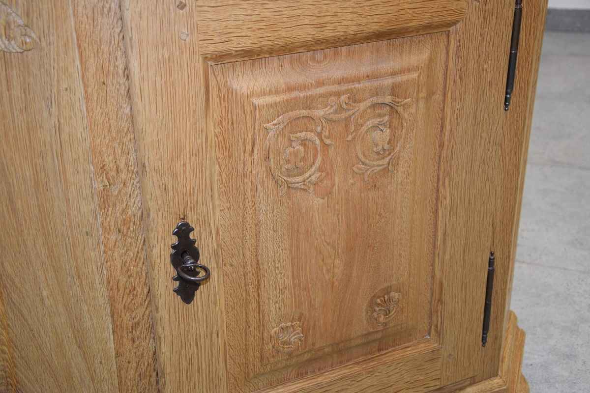 witryna narożna z drewna dębowego - jak nowa Olsztyn - zdjęcie 6