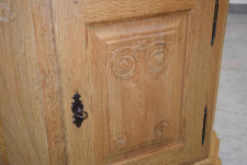 witryna narożna z drewna dębowego - jak nowa Olsztyn - zdjęcie 6